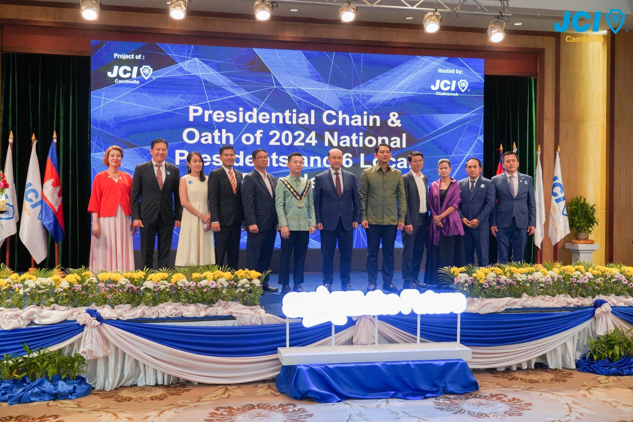 JCI Cambodia create positive changes, and together as one united team